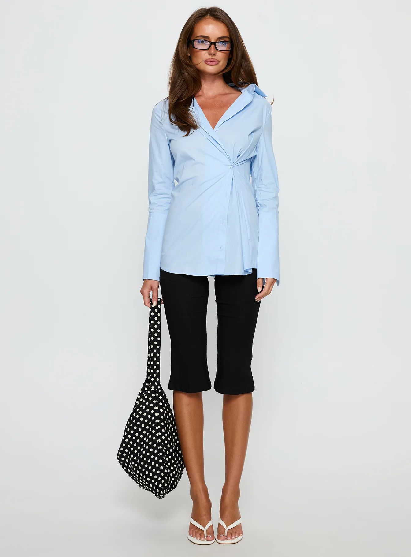 Nitsa Long Sleeve Shirt Blue