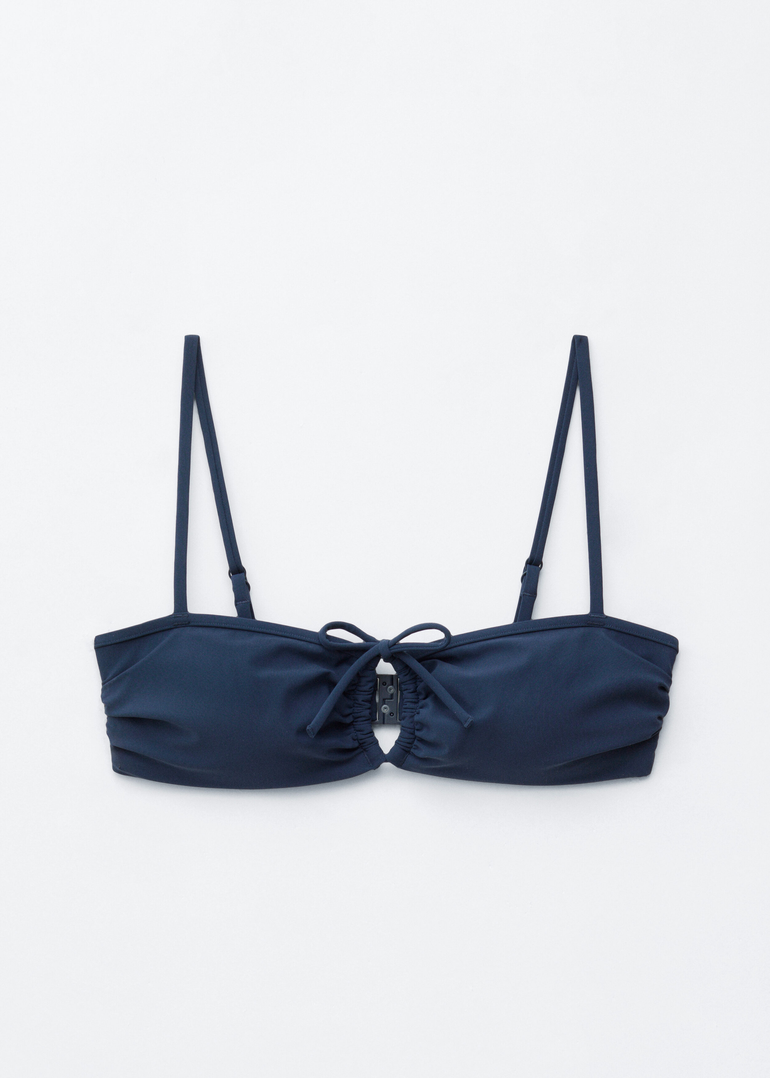& Other Stories TIE-FRONT BANDEAU BIKINI TOP
