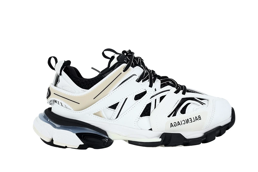 BALENCIAGA TRACK LED SNEAKER WHITE BLACK - Sneaker Replica Workshop