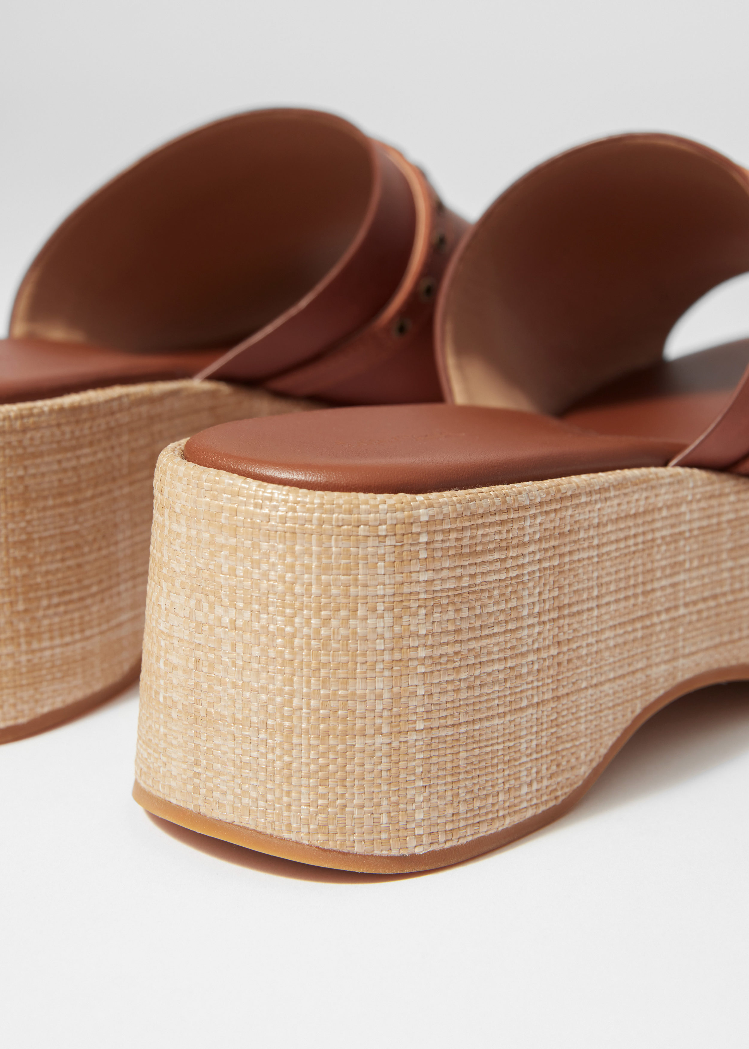 & Other Stories SUEDE PLATFORM MULES