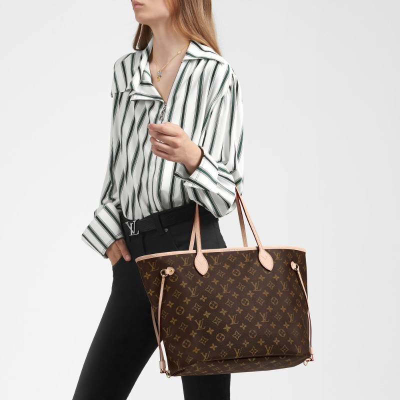 L M41178 Neverfull MM Shoulder Bag Monogram Canvas - Top Club