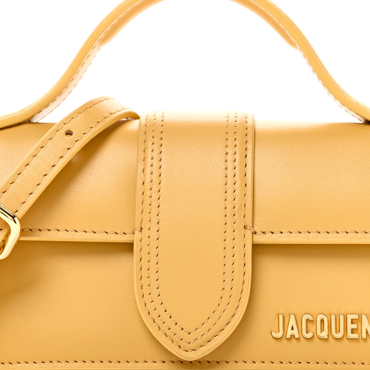 Smooth Calfskin Le Bambino Dark Yellow - Top Club