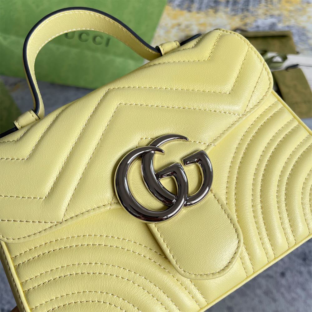 GG Marmont mini top handle bag - Top Club