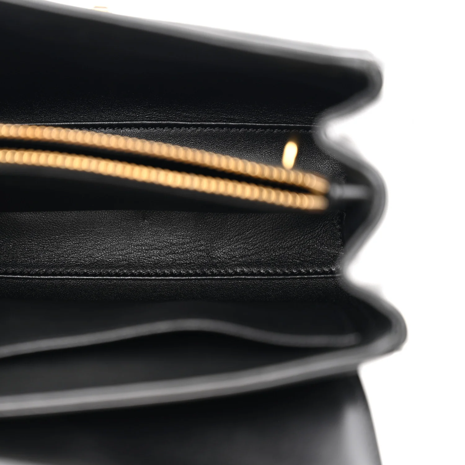 Satinated Calfskin Small 16 Top Handle Bag Black - Top Club
