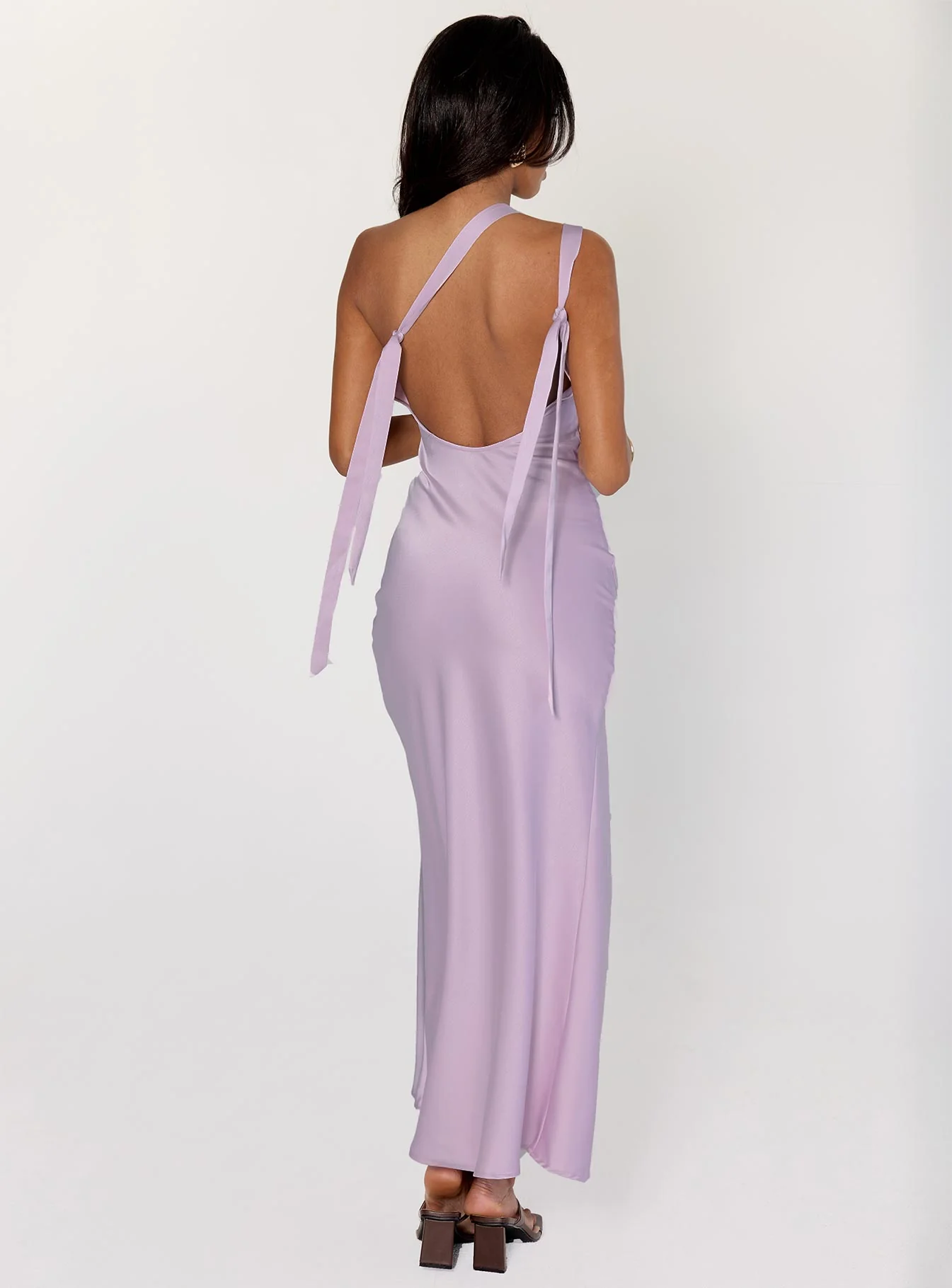 Someone Like You Tie Back Maxi Dress Purple
