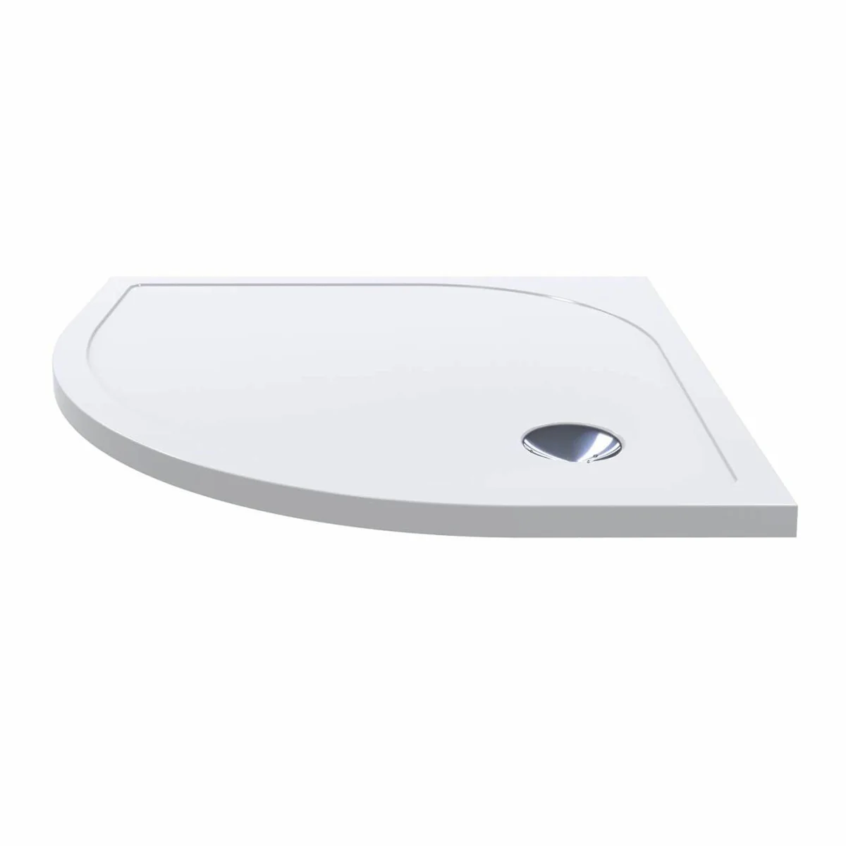 Luxury shower tray high gloss white 79.4 cm - bathroom interior