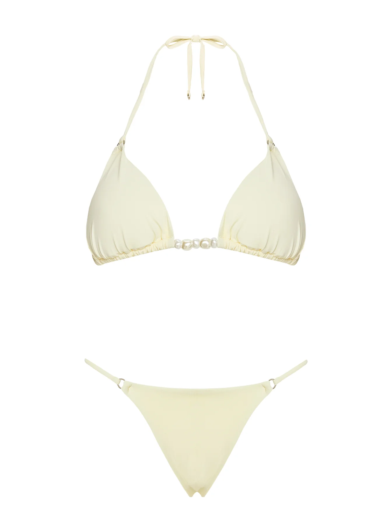 Adrah Cheeky Bikini Bottoms Yellow