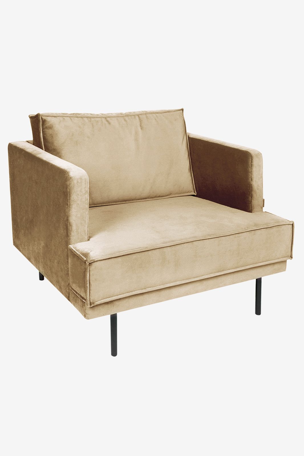 The Duchess velvet loveseat Juke sand