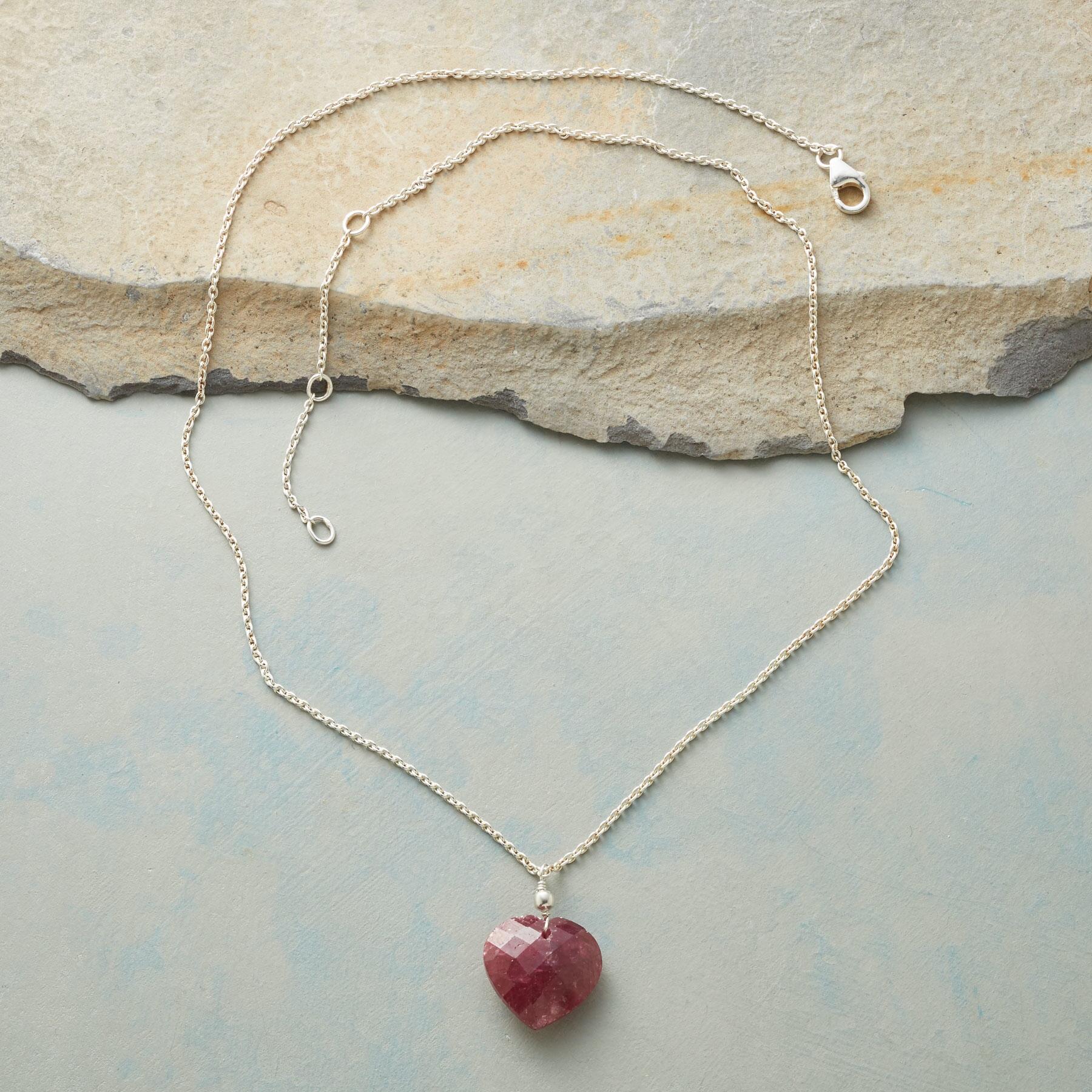 Full Heart Ruby Necklace - Sundance Living