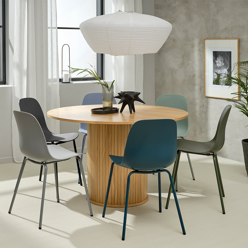 Lenn houten eettafel Gerookt eiken
