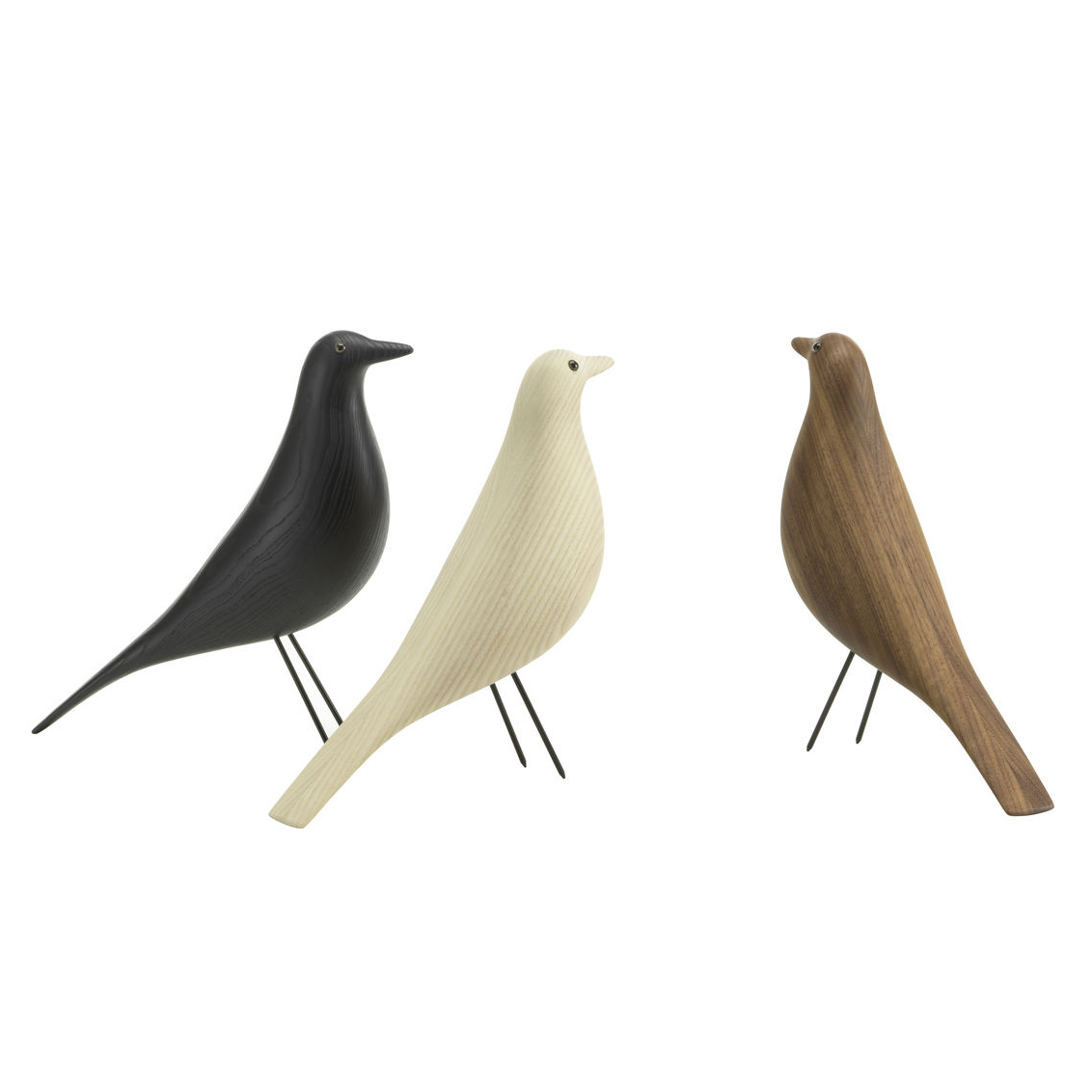 Decoratie object House Bird cotton white