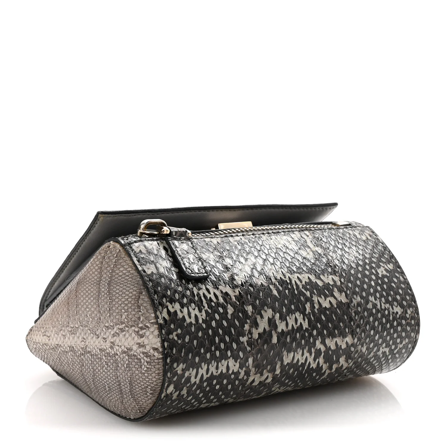 Elaphe Mini Pandora Box Crossbody Bag Beige - Top Club