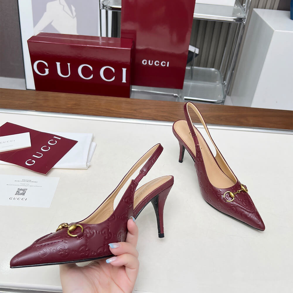 Gucci Women s slingback pump with Horsebit - Top Club