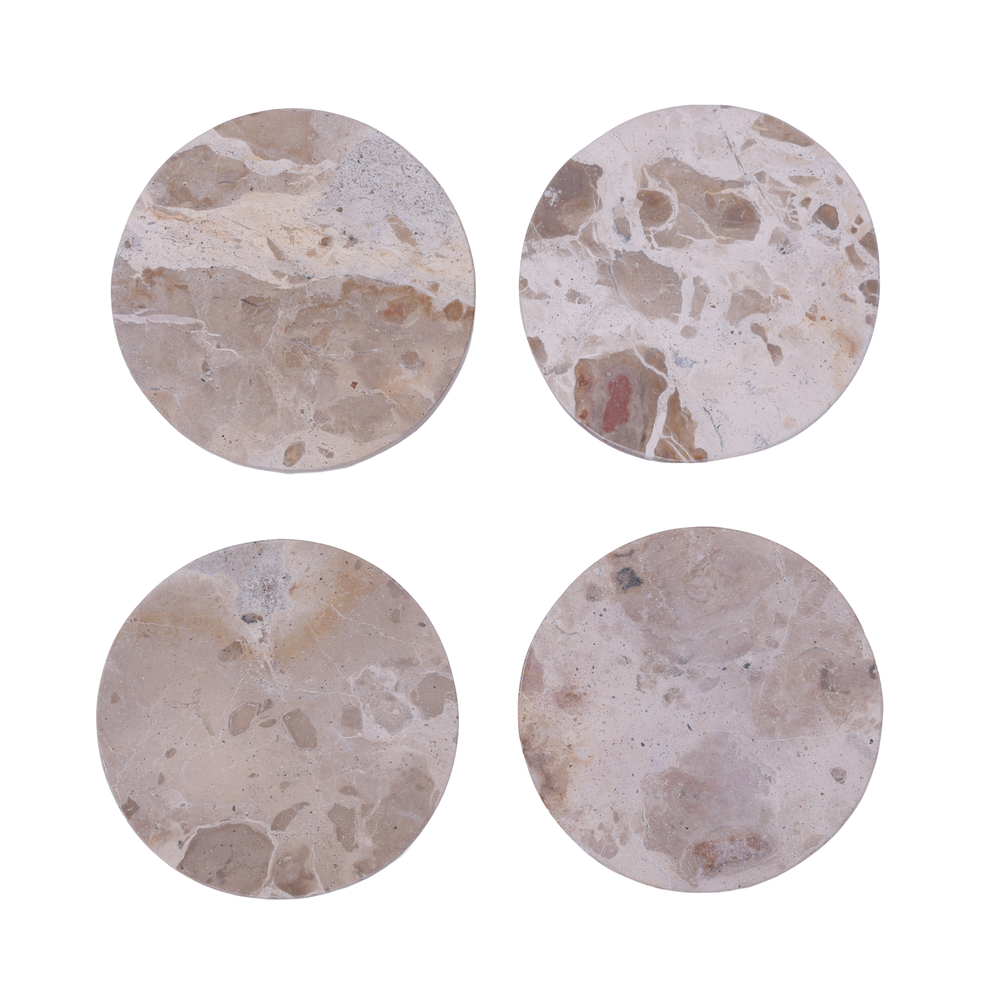 Onderzetters Lido butterscotch - set van 4