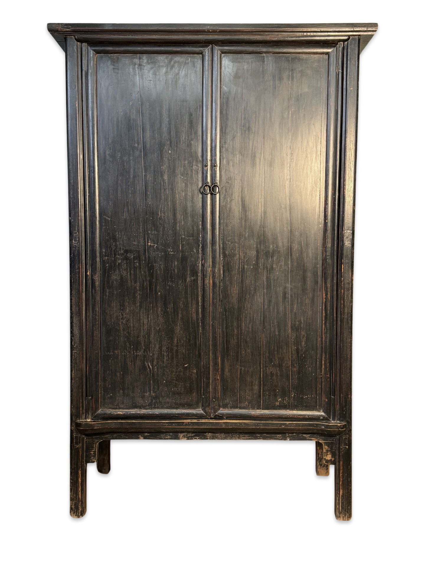 Wandkast zwart 2 deurs Kast 2Dr zwart/f uniek