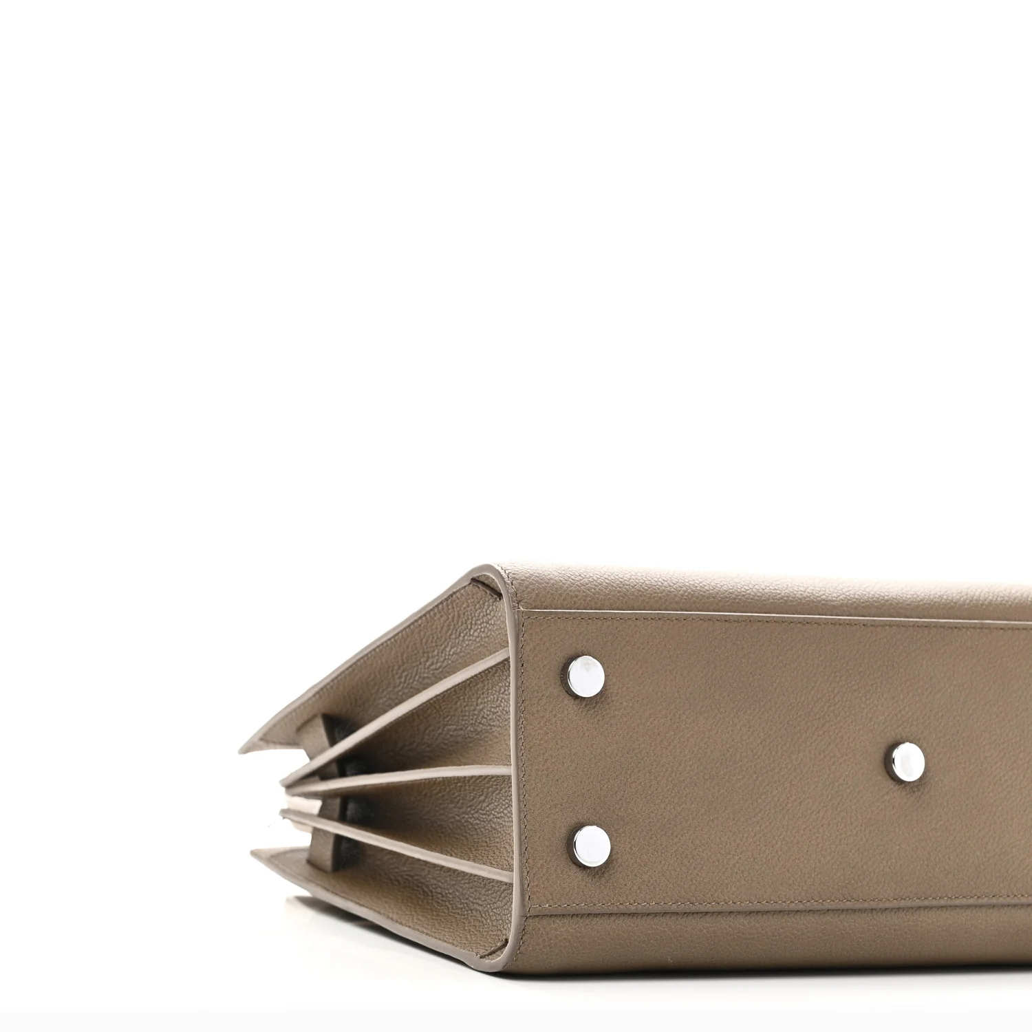 Grained Calfskin Baby Sac De Jour Taupe - Top Club
