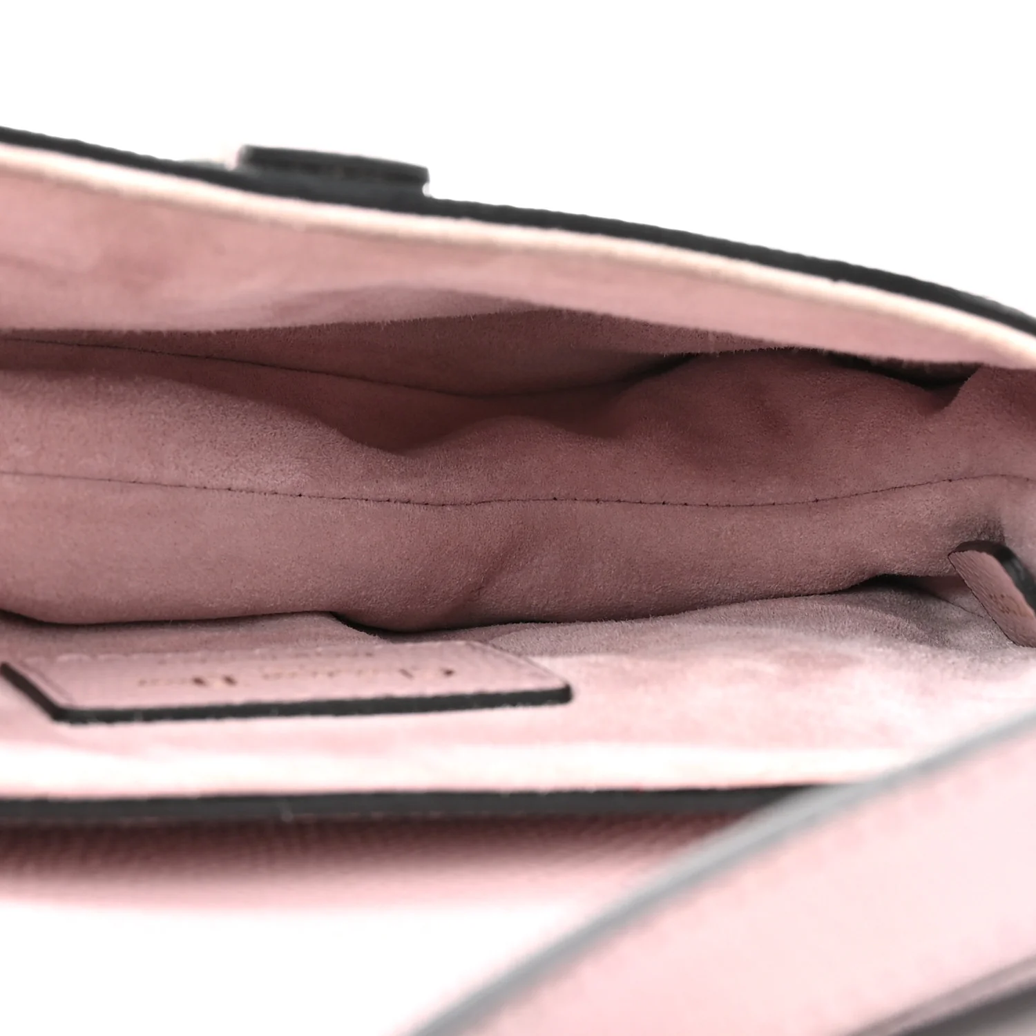 Grained Calfskin Mini Saddle Bag Light Pink - Top Club