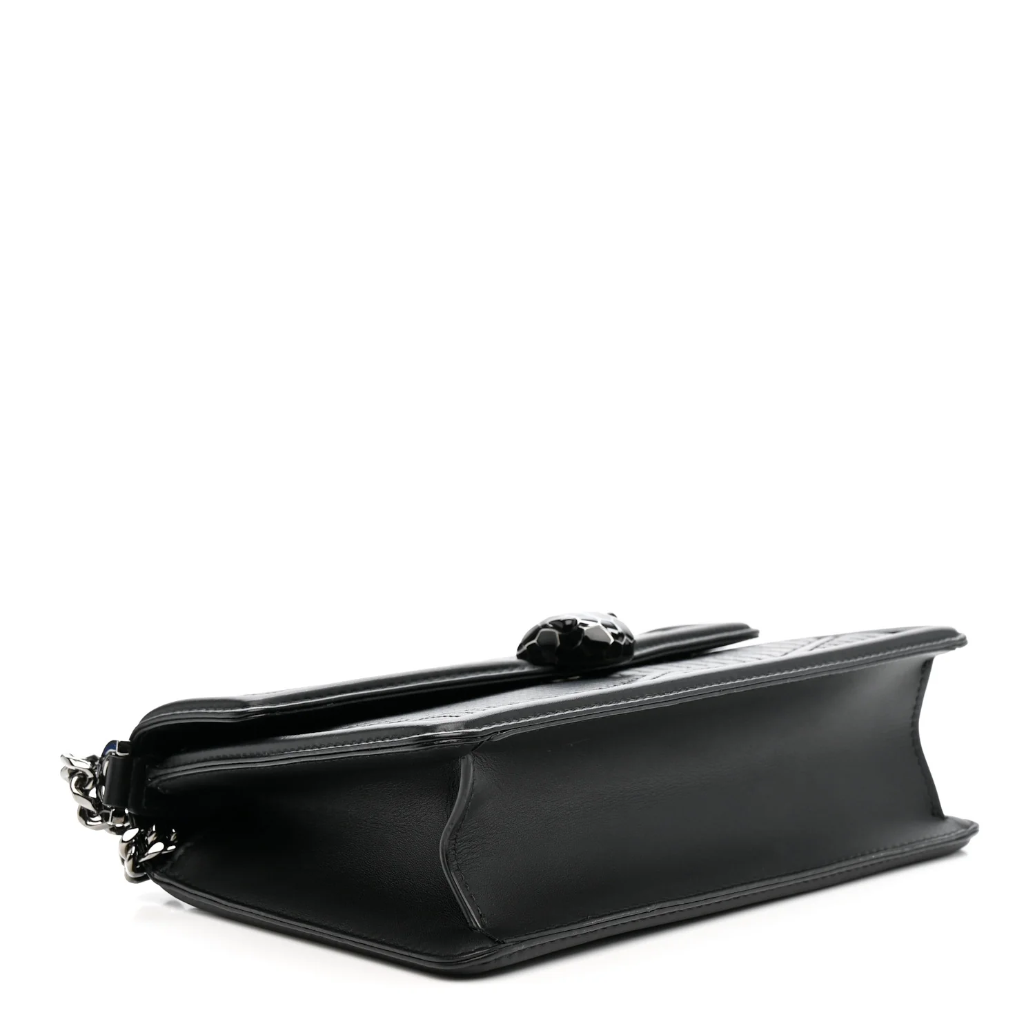 Quilted Nappa Smooth Calfskin Serpenti Forever Diamond Blast Shoulder Bag Black - Top Club
