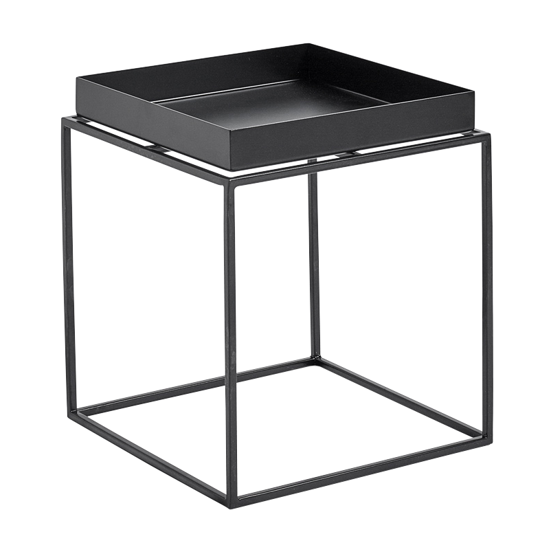 Salontafel Tray 30x30 zwart