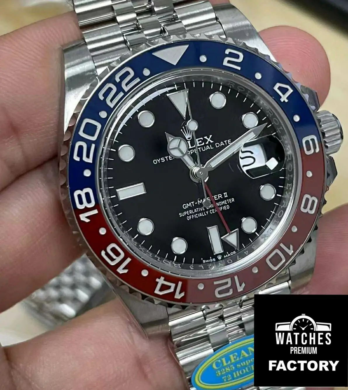 Rolex GMT Master II M126710BLRO-0001 Clean Factory V3 Black Dial