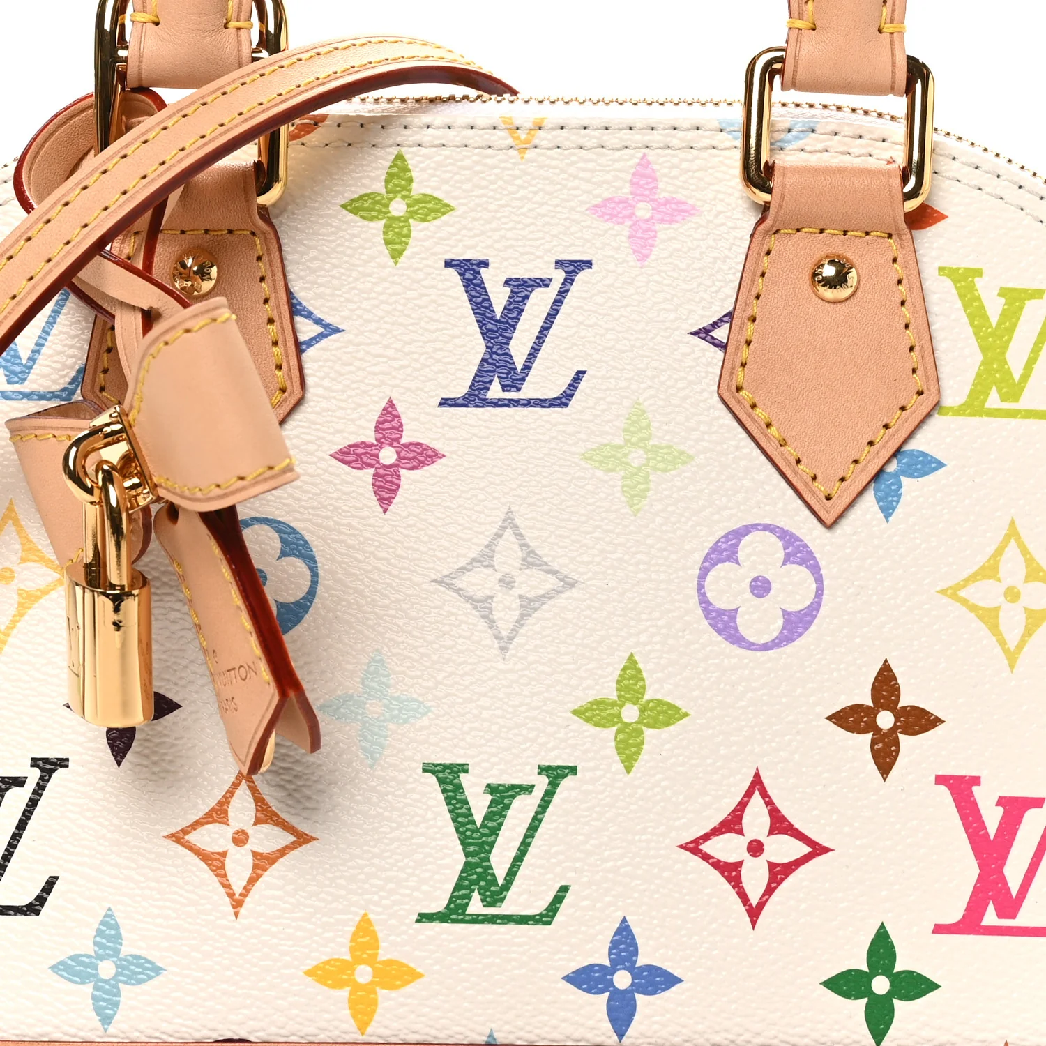 LV x TM Monogram Multicolor Alma BB White - Top Club