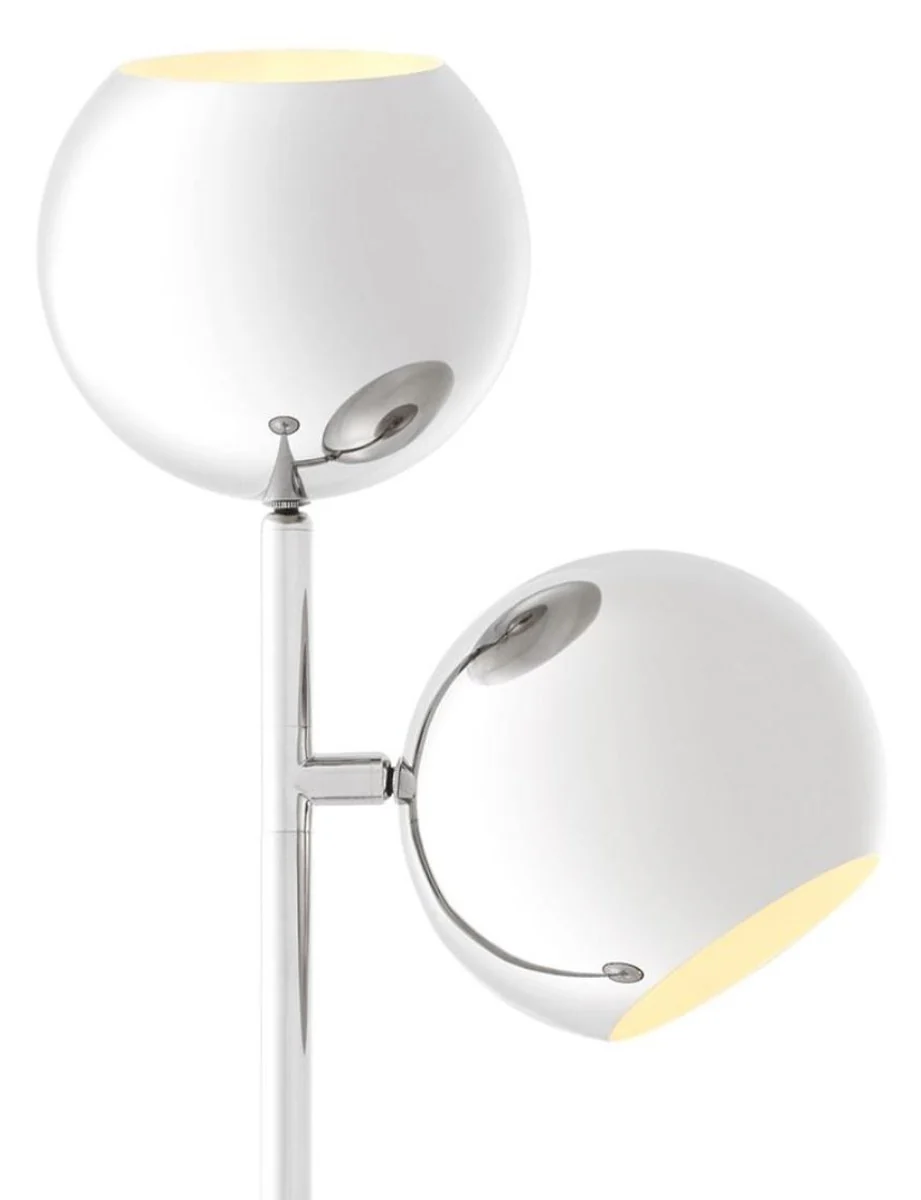 Floor lamp silver / black Ø 32 x H. 140 cm - luxury furniture