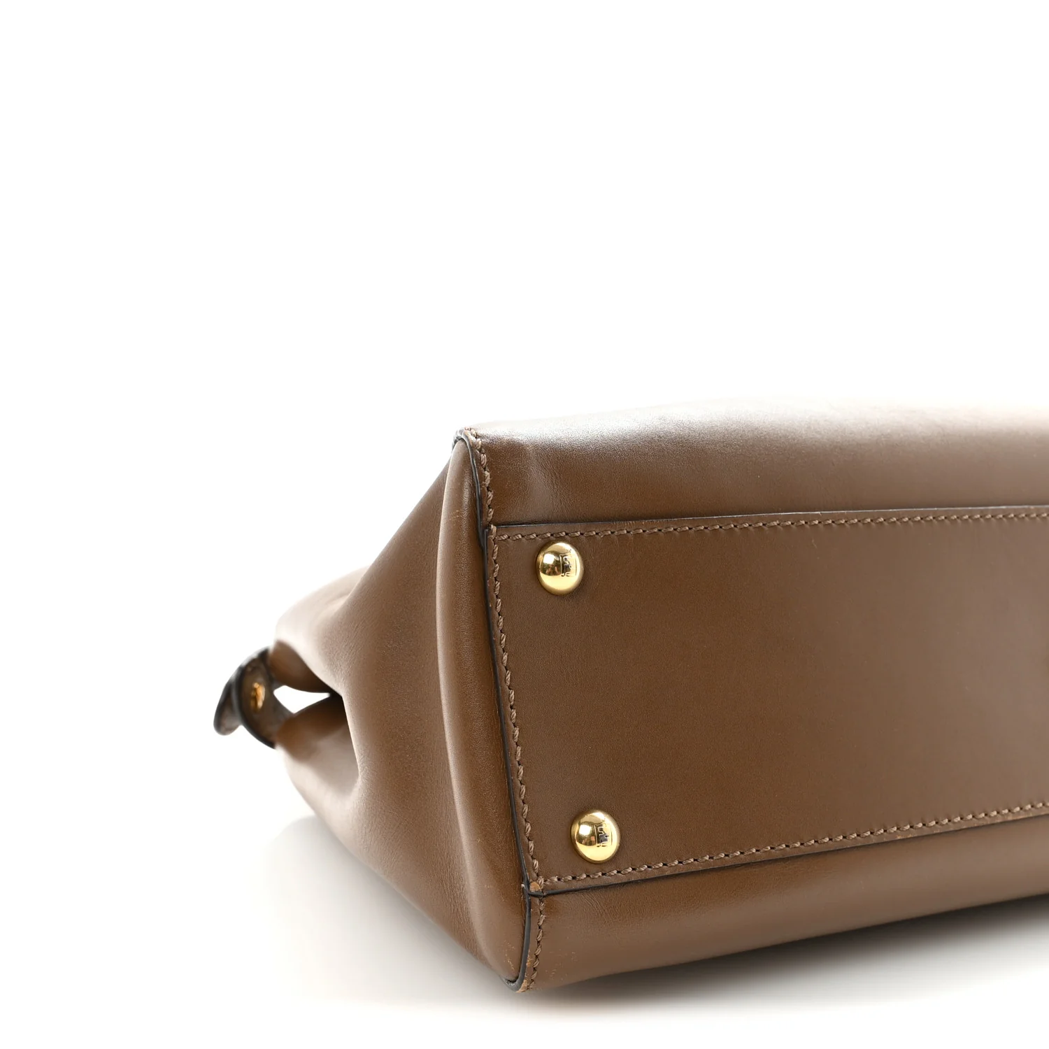 Vitello Morgan Fabric Jacquard Pequin Medium Peekaboo Iconic Satchel Foresta Tobacco Black - Top Club