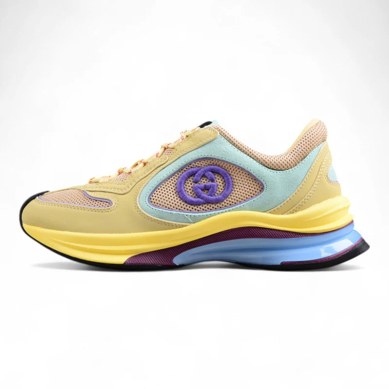 Gucci Run Sneaker - Amarelo - Sneaker Replica Workshop