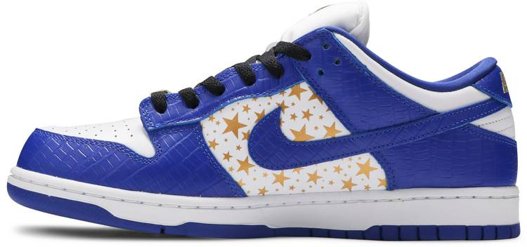 Supreme x Dunk Low OG SB QS  Hyper Royal  DH3228-100 - Sneaker Replica Workshop