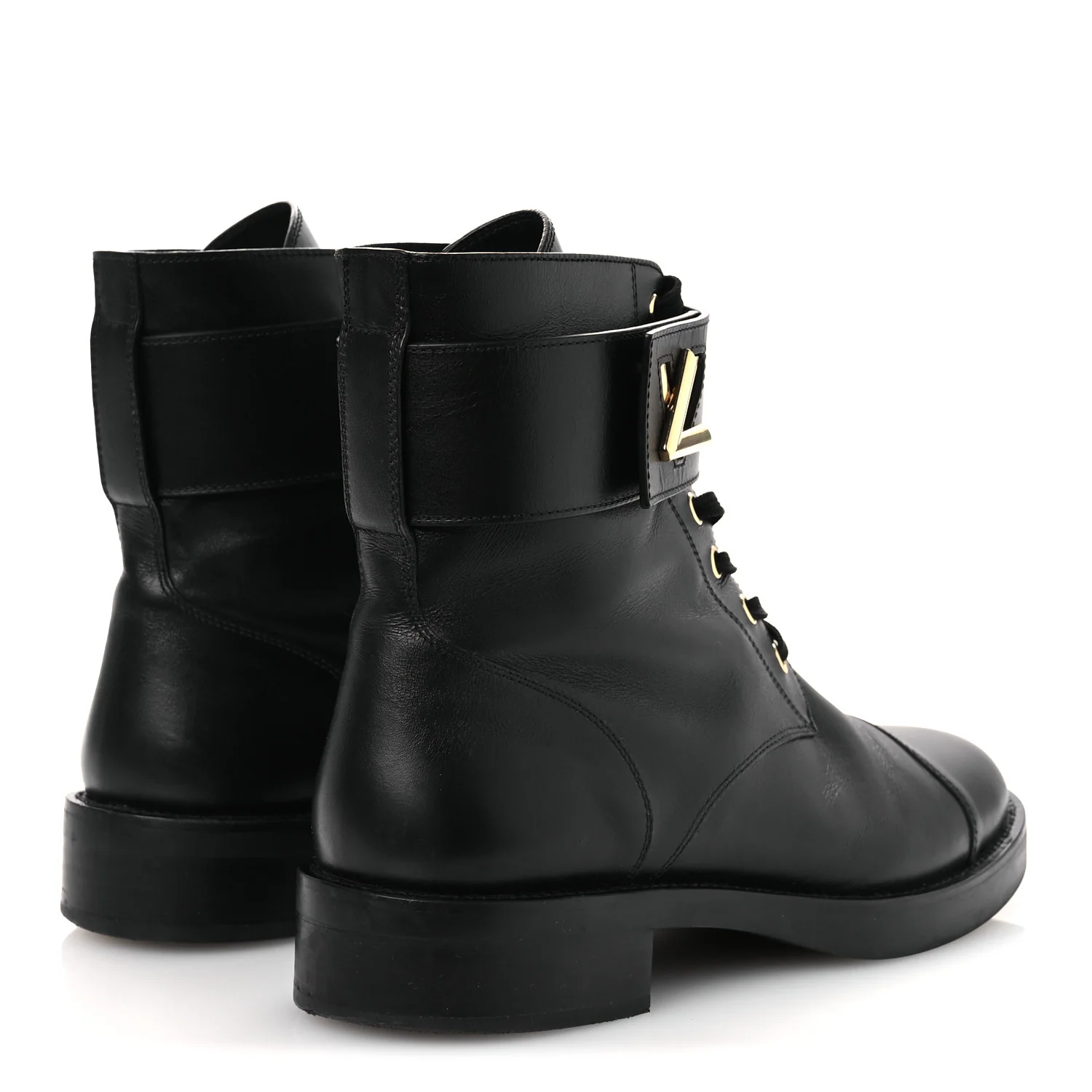 Calfskin Wonderland Ranger Boots 41 Black - Top Club