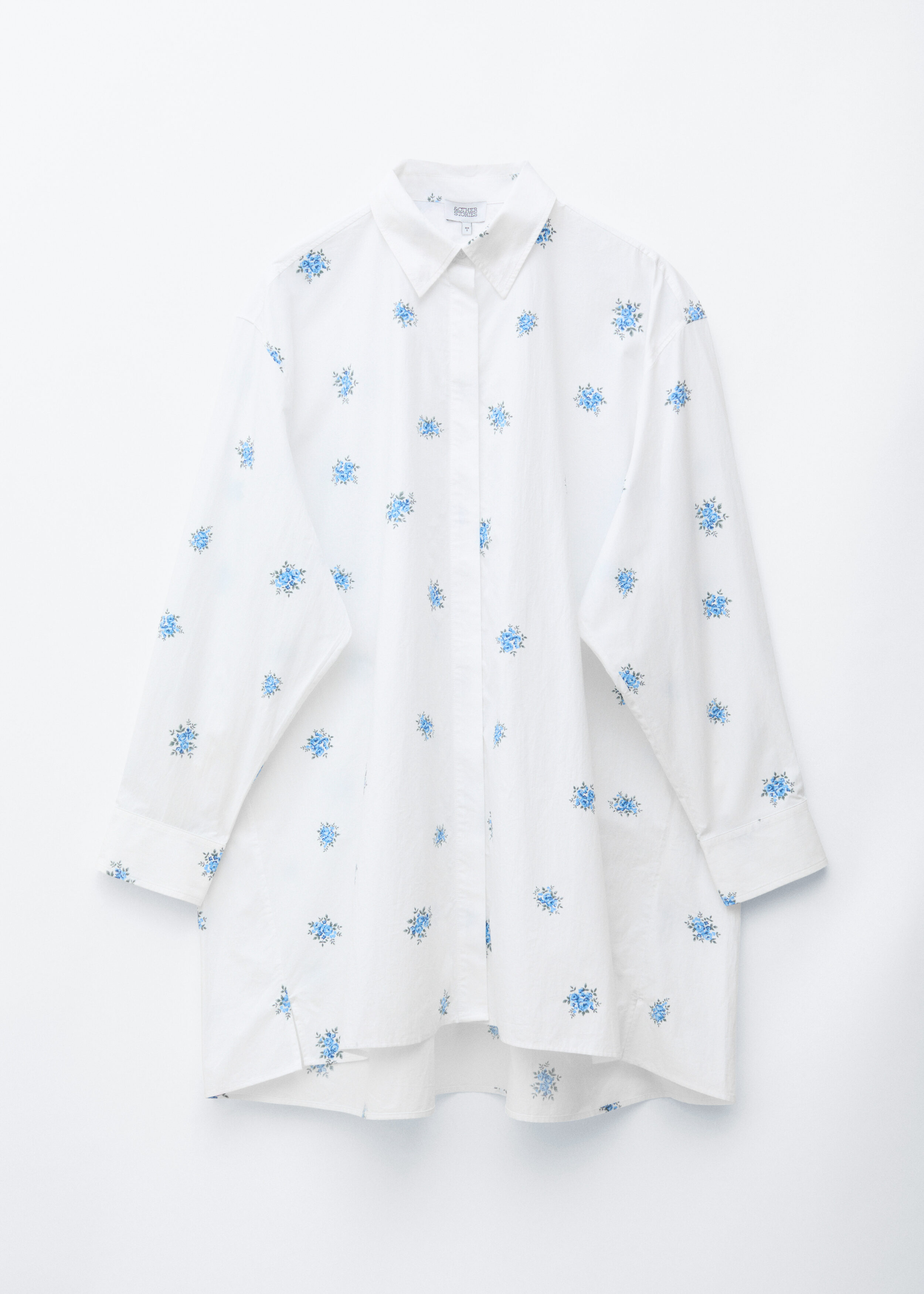 & Other Stories OVERSIZED SHIRT MINI DRESS