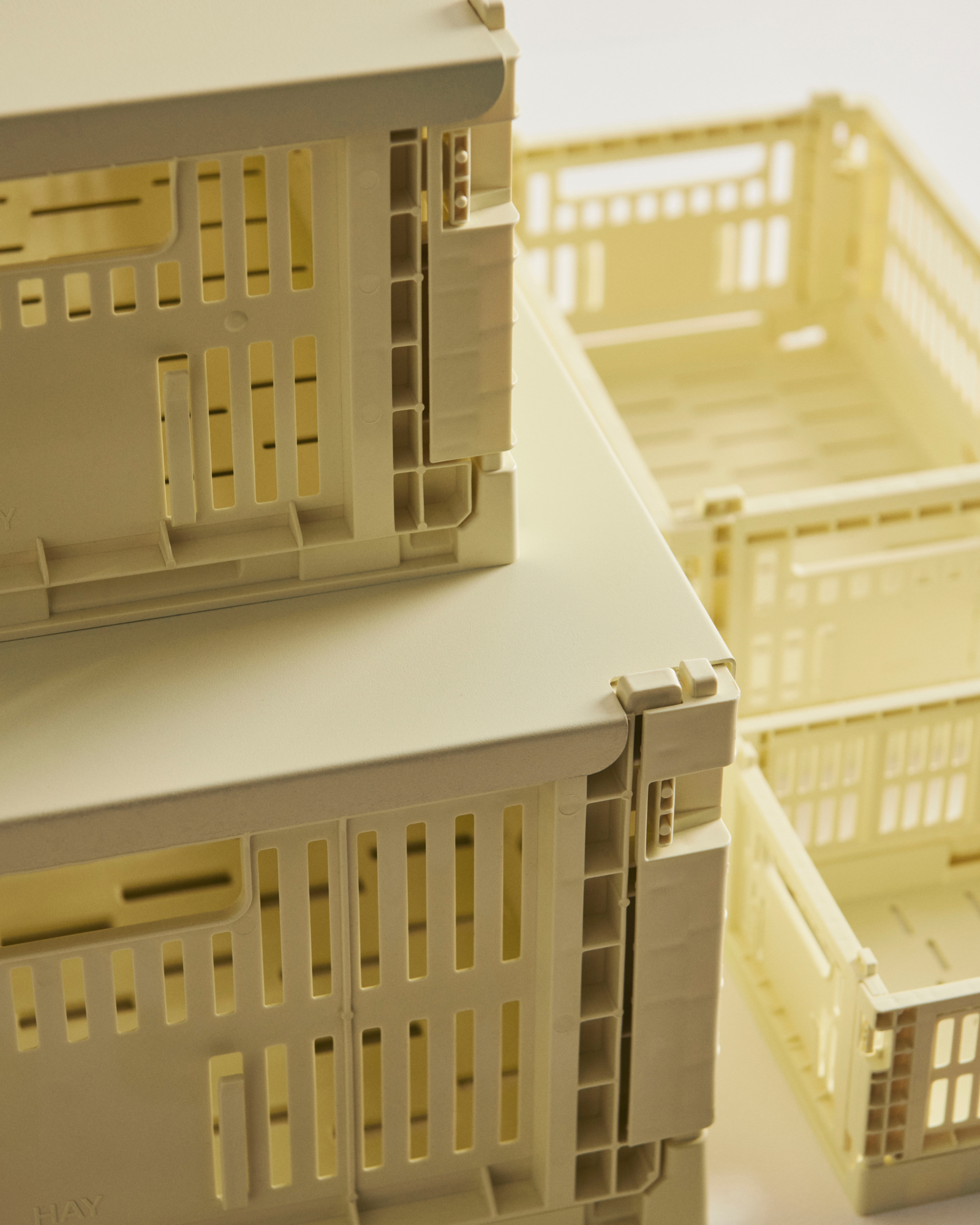 Opbergbox Colour Crate cube yellow