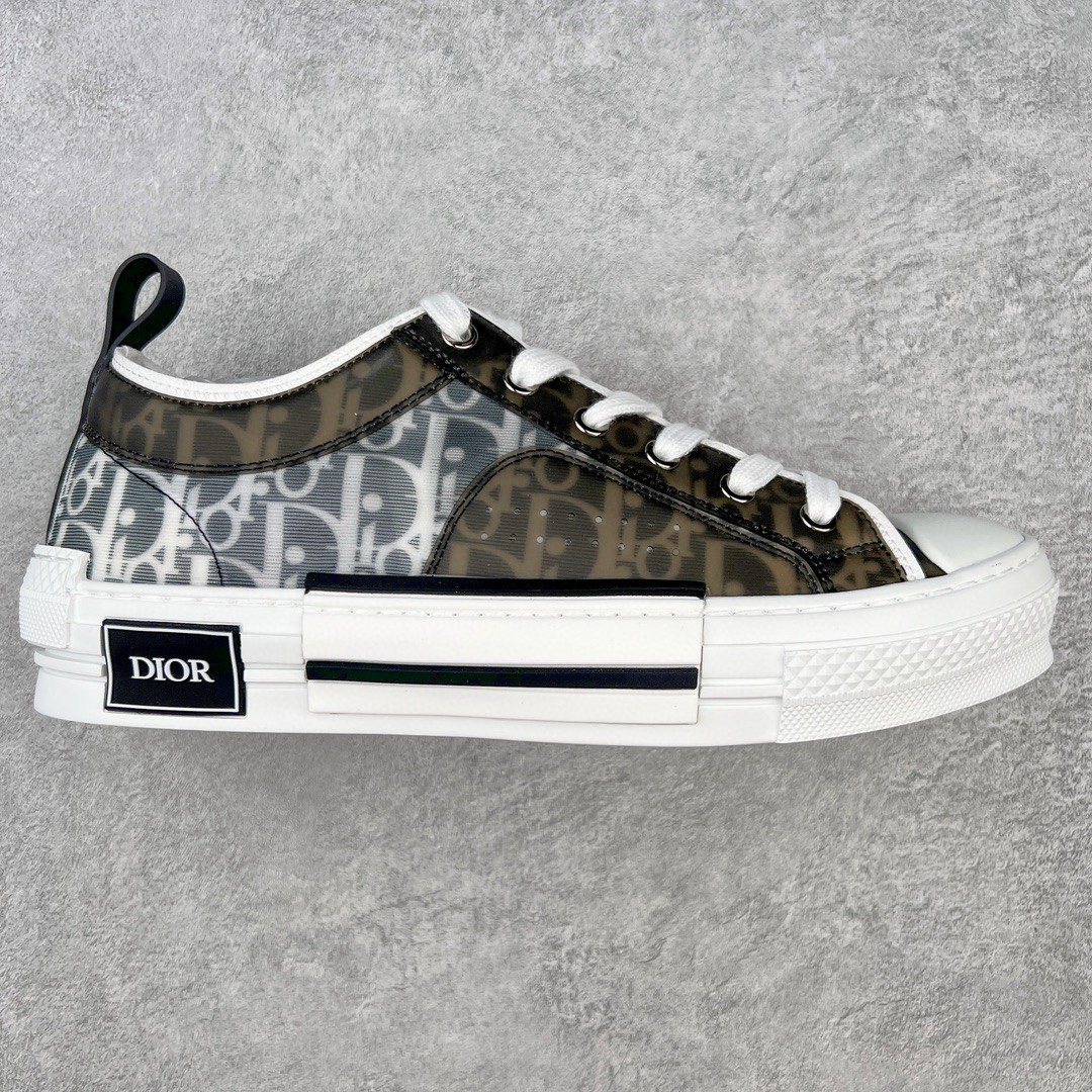 Dior 迪奥 B23 满印logo 低筒 休闲鞋 运动鞋 板鞋 男鞋 女鞋 黑色 3SN249YJP_H961 - Sneaker Replica Workshop