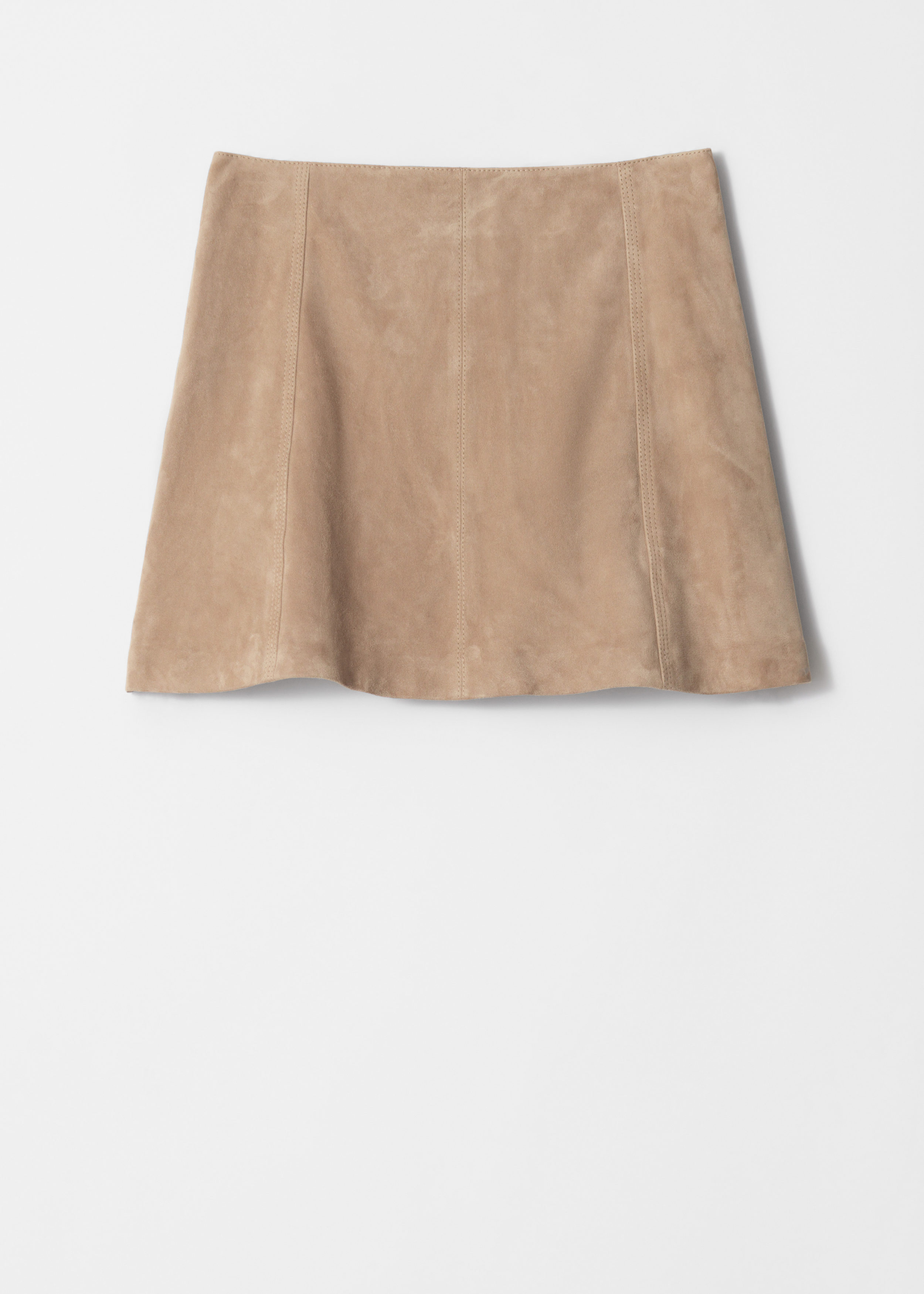 & Other Stories A-LINE SUEDE MINI SKIRT