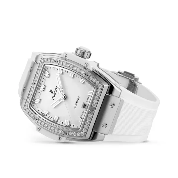 Hublot Spirit Of Big Bang Women Automatic White Rubber Watch 665.NE.2010.RW.1204