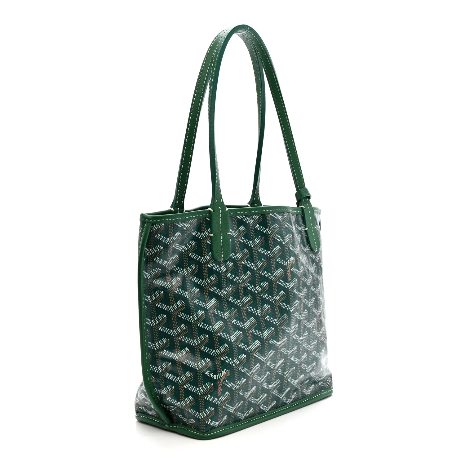 Goyardine Reversible Mini Anjou Green - Top Club