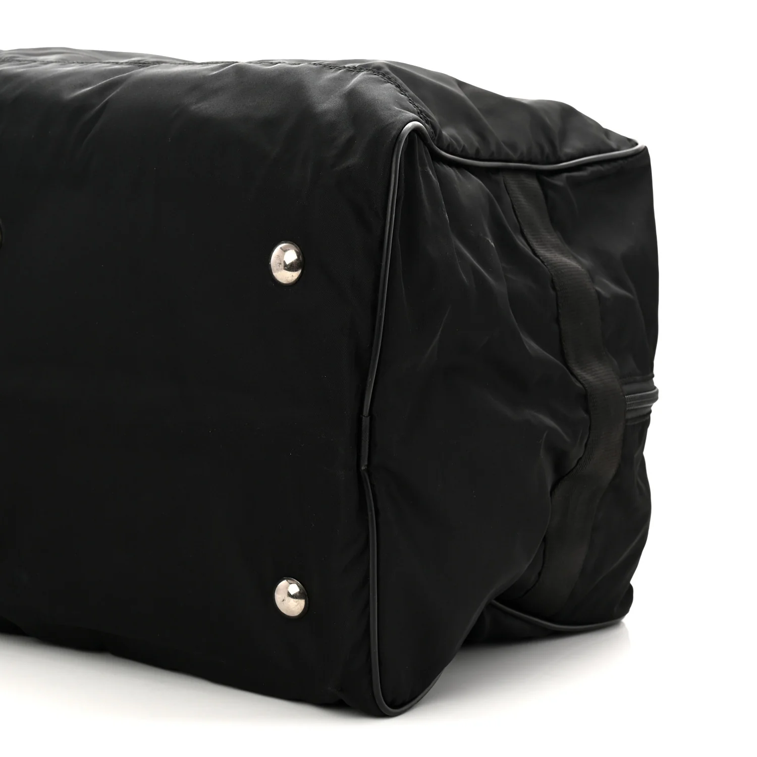 Tessuto Nylon Saffiano Carry On Travel Bag Black - Top Club