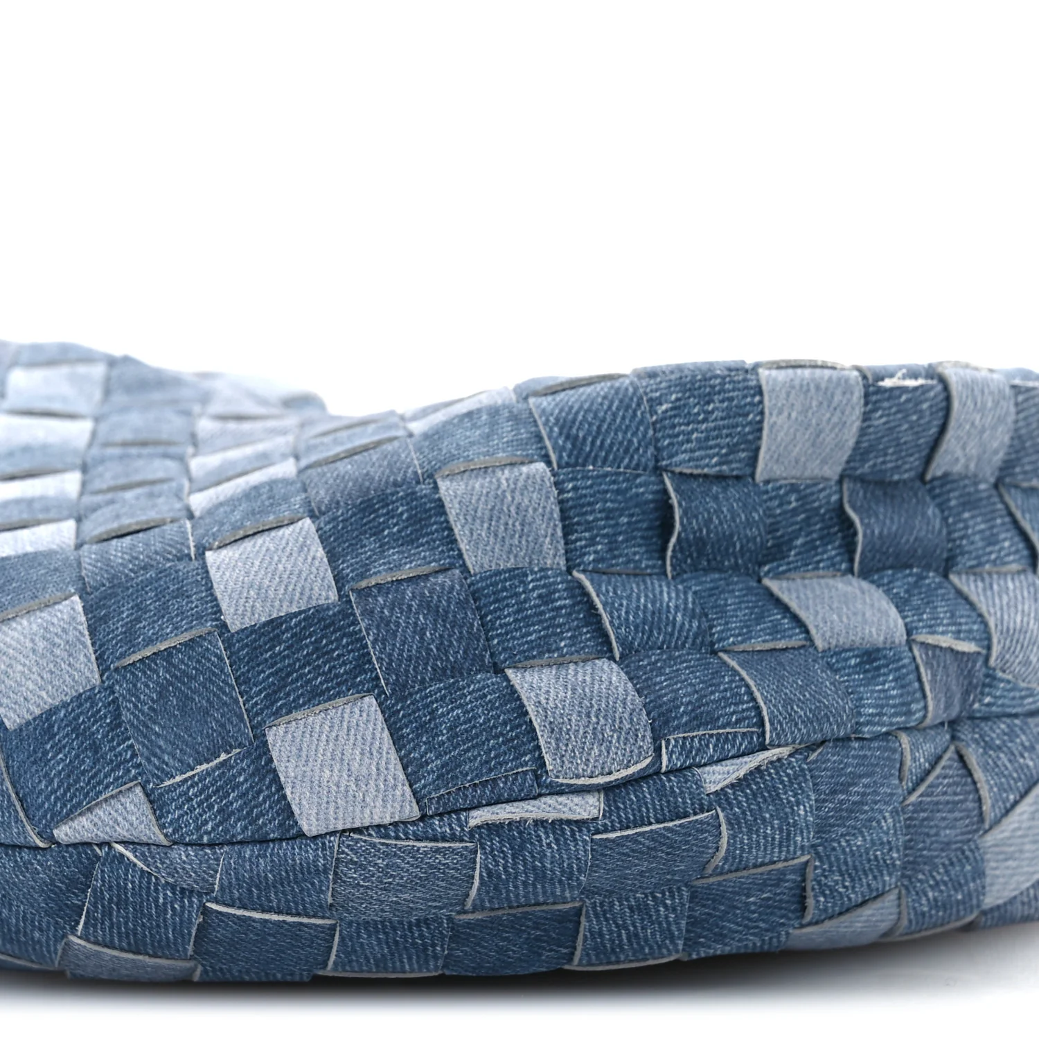 Nappa Denim Effect Intrecciato Mini Jodie Denim - Top Club