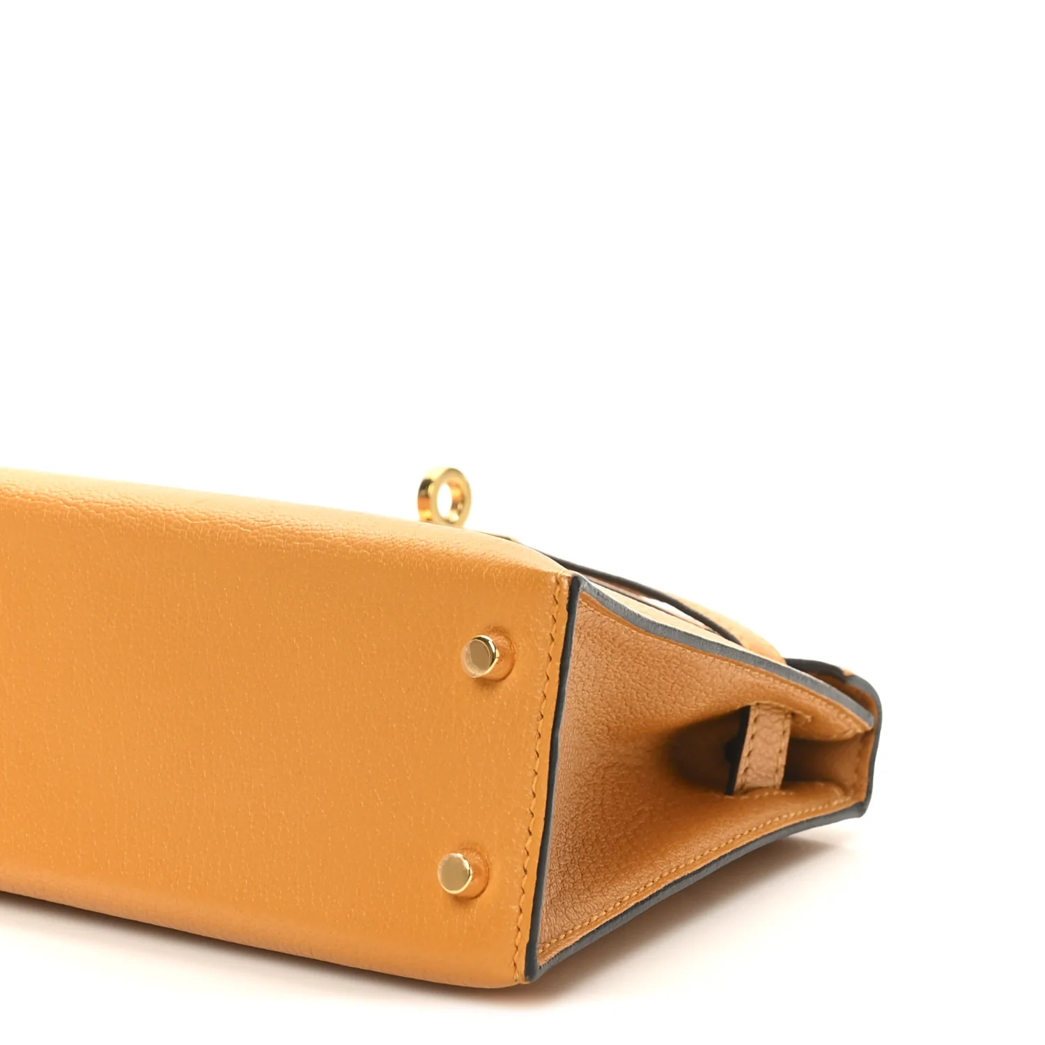 Chevre Chamkila Mini Kelly Sellier 20 Jaune D'or - Top Club