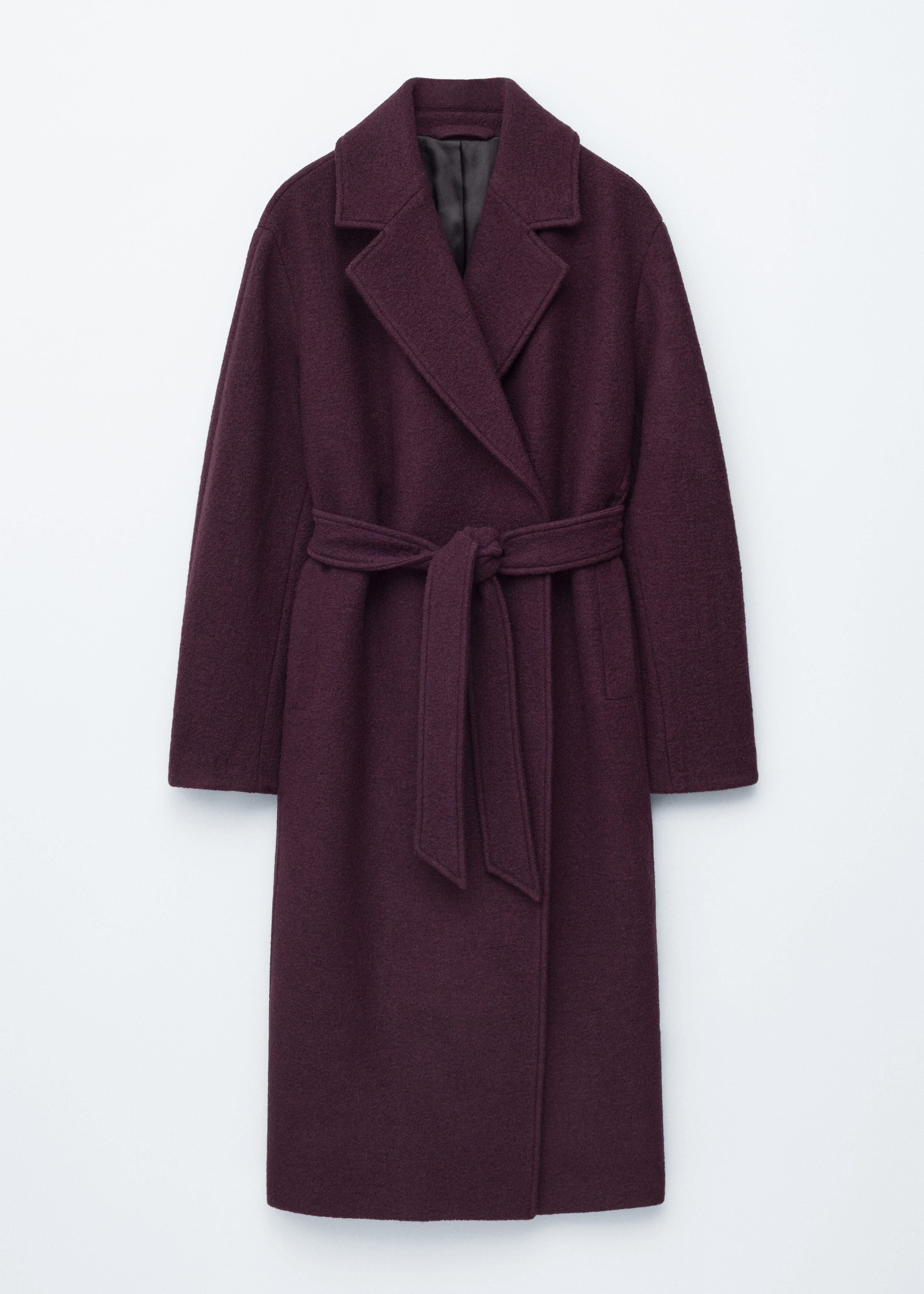 & Other Stories VOLUMINOUS BELTED WOOL COAT