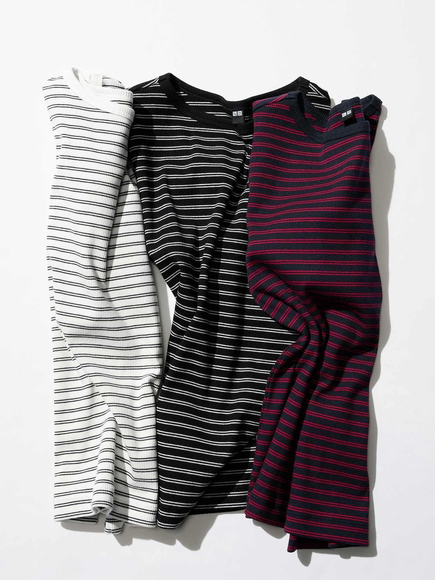 Ribbed Boat Neck Half Sleeve T-Shirt