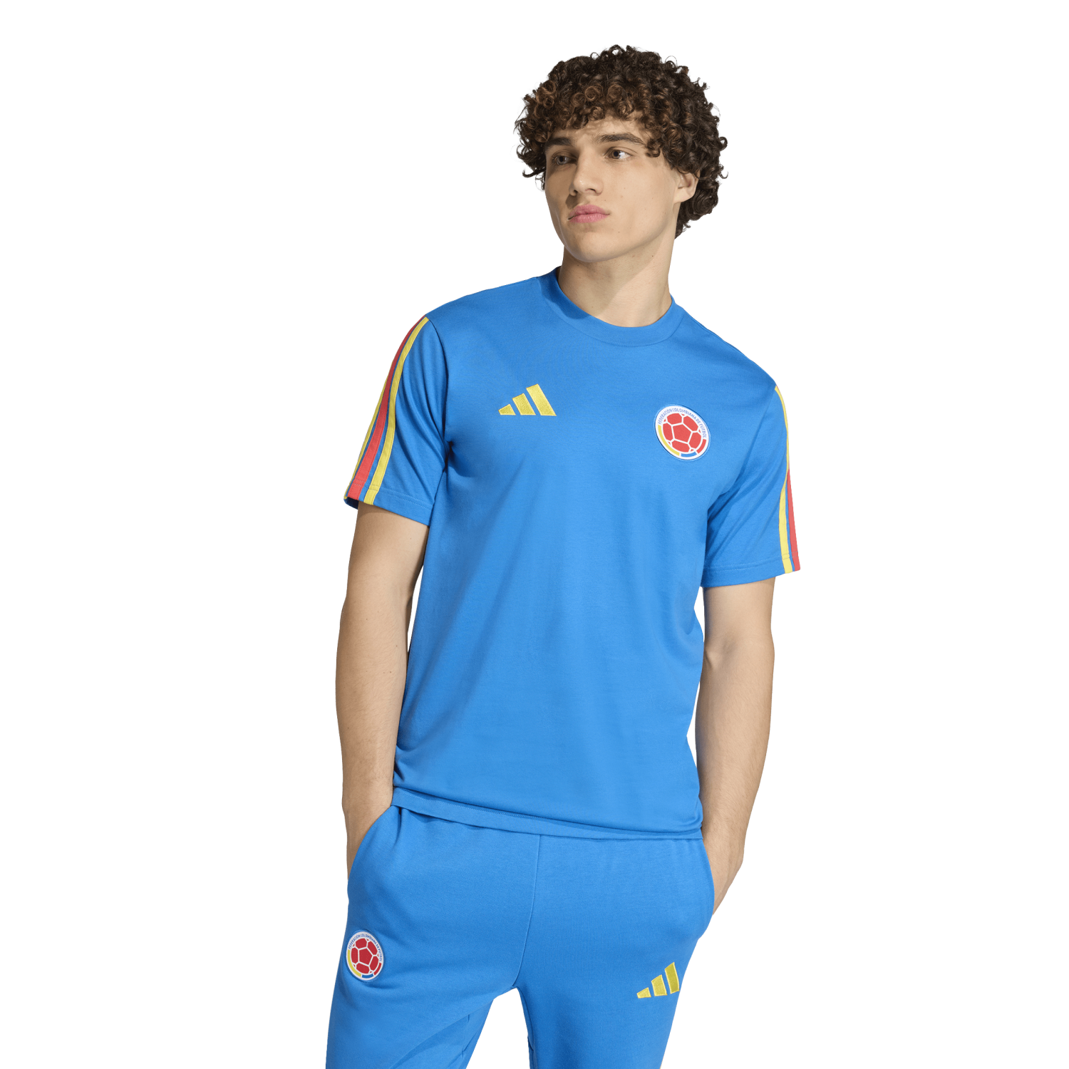 adidas Colombia DNA Royal T-Shirt - Men's