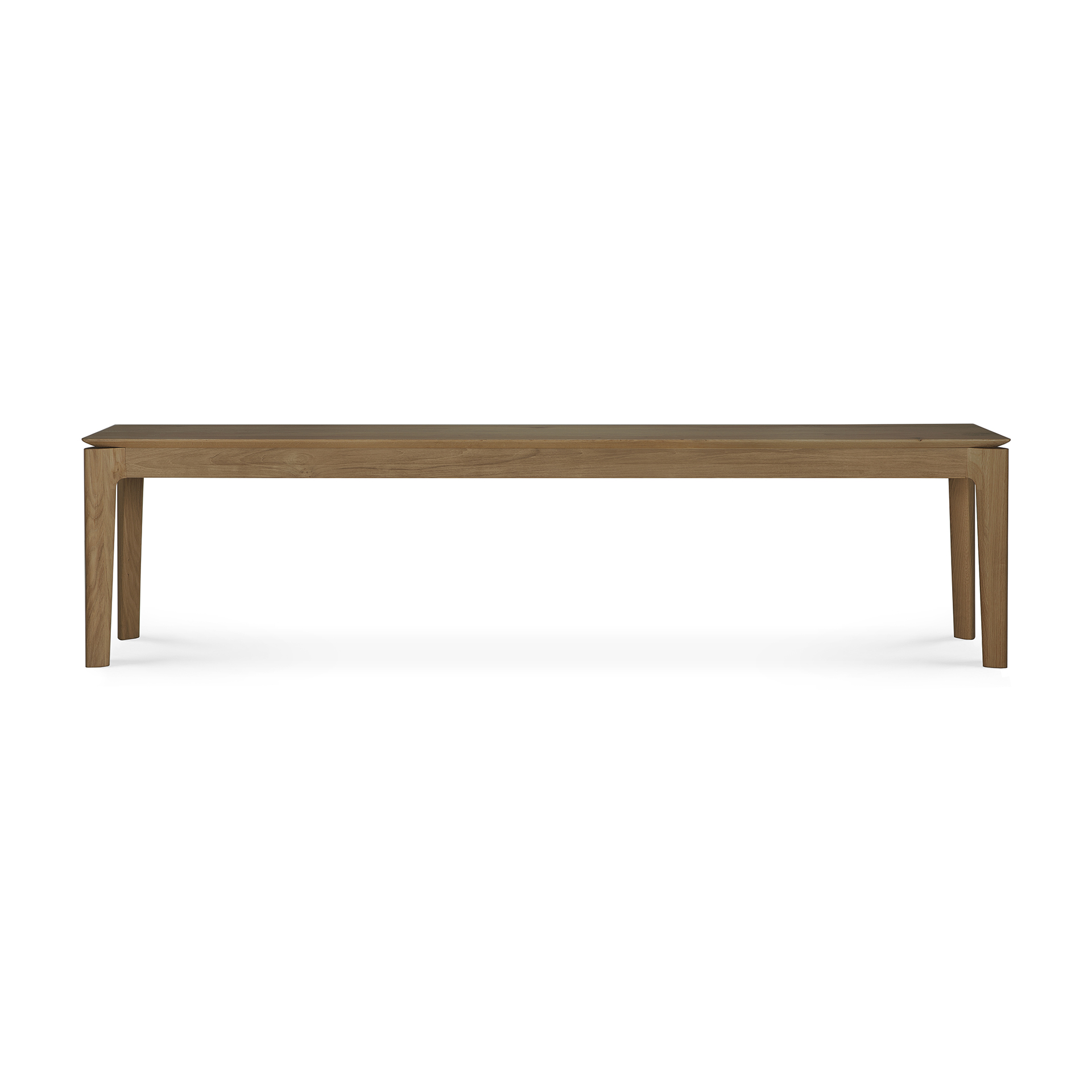 Bok bank - teak - 186cm - onbehandeld