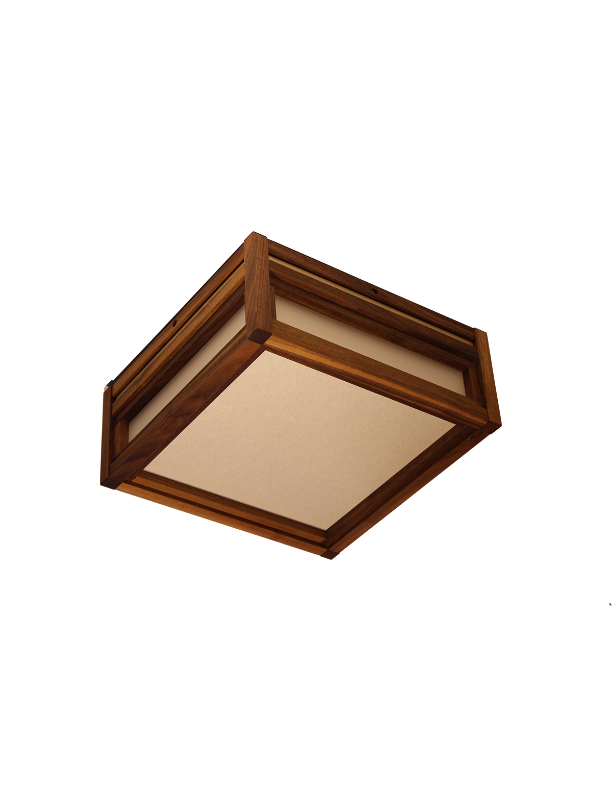 Plafondlamp Sendai walnut