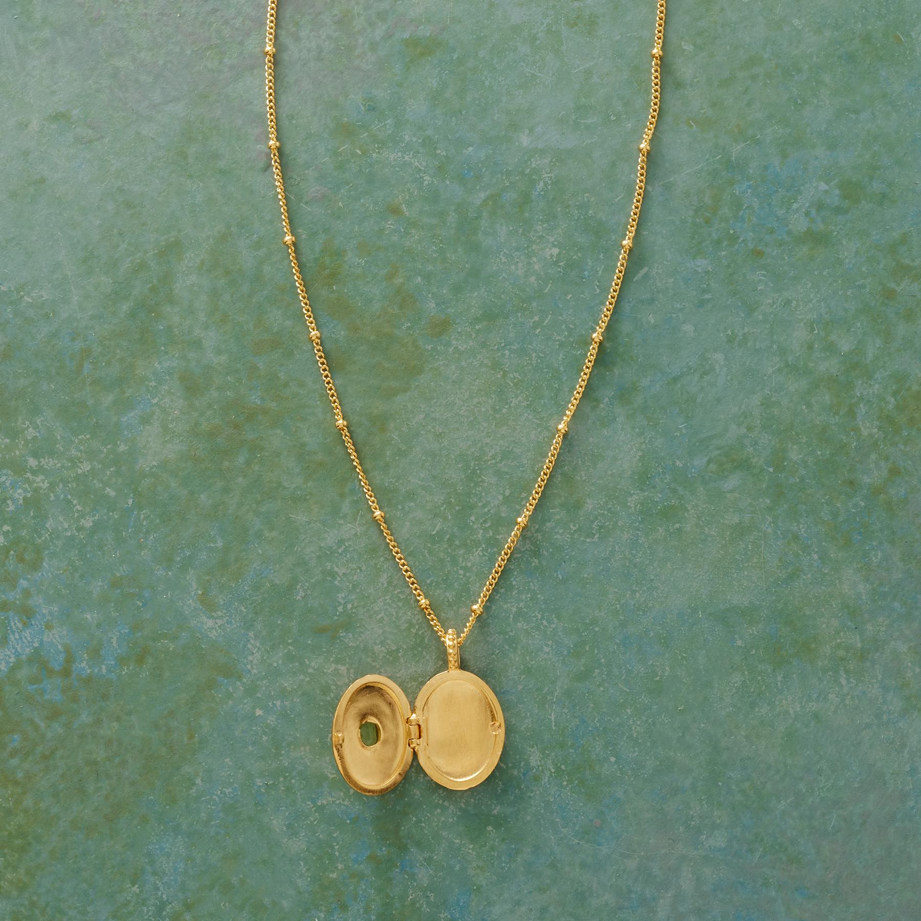 Gold Vermeil Birthstone Locket - Sundance Living