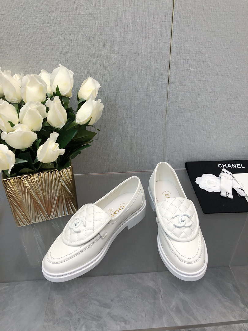 Chanel Women's G45474 Fashion Loafers Moccasins Lambskin C90402 - Sneaker Replica Workshop