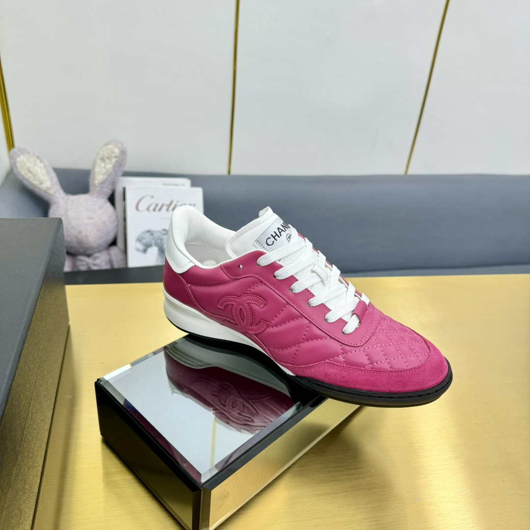 Chanel G45839 Women 24B Trainers Shiny Calfskin Calfskin   Suede Calfskin C91258 - Sneaker Replica Workshop