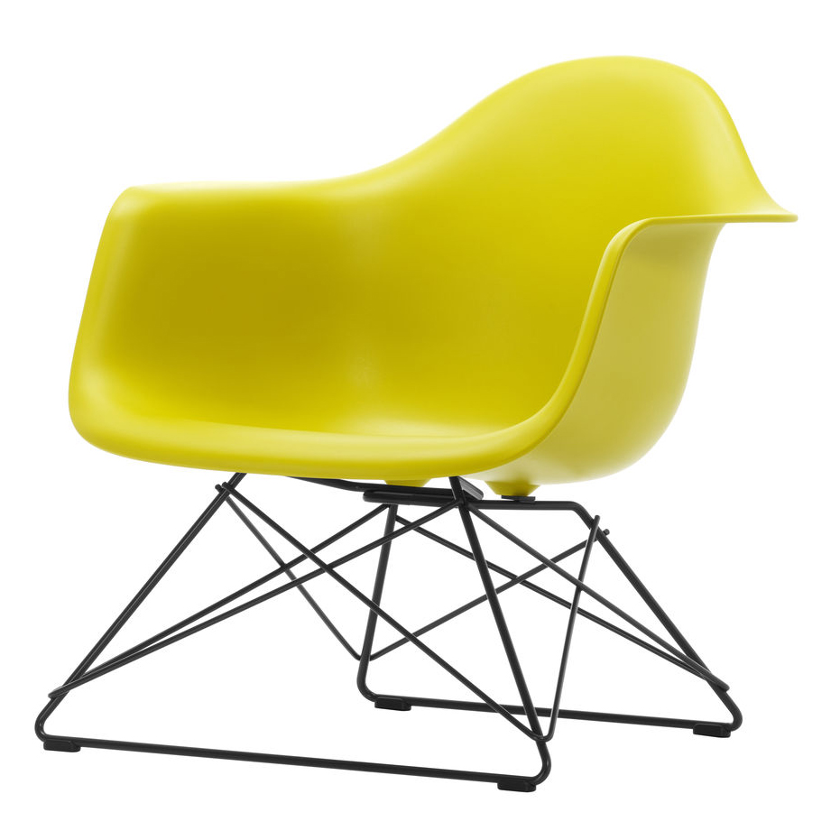 Fauteuil LAR RE zwart Mustard