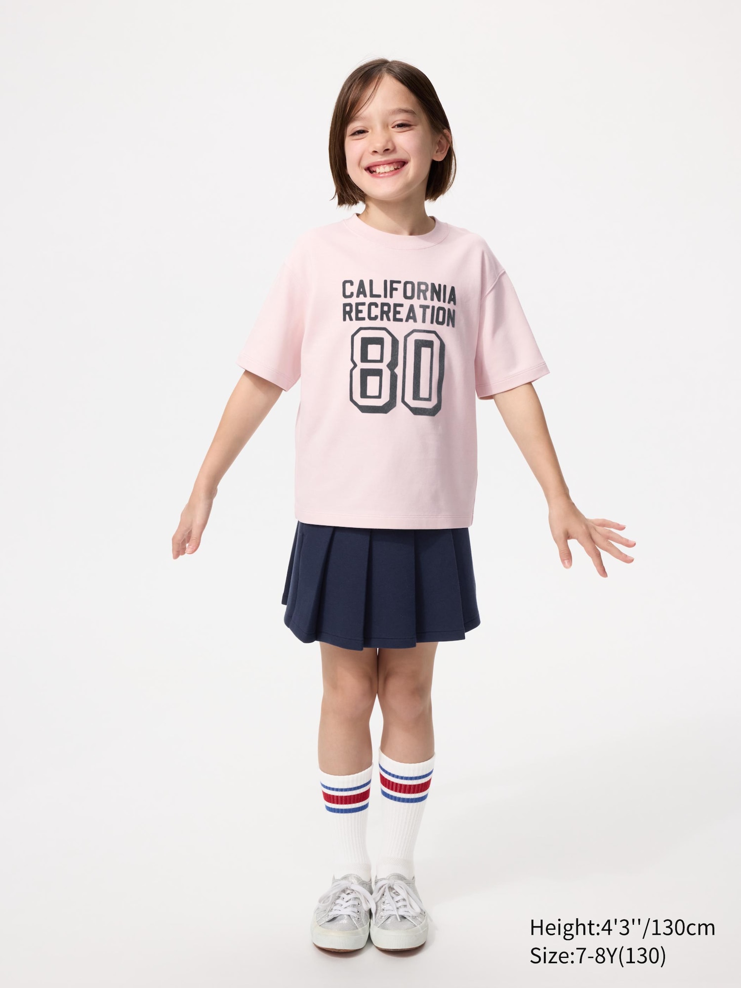 KIDS AIRism Cotton Graphic Crew Neck T-Shirt
