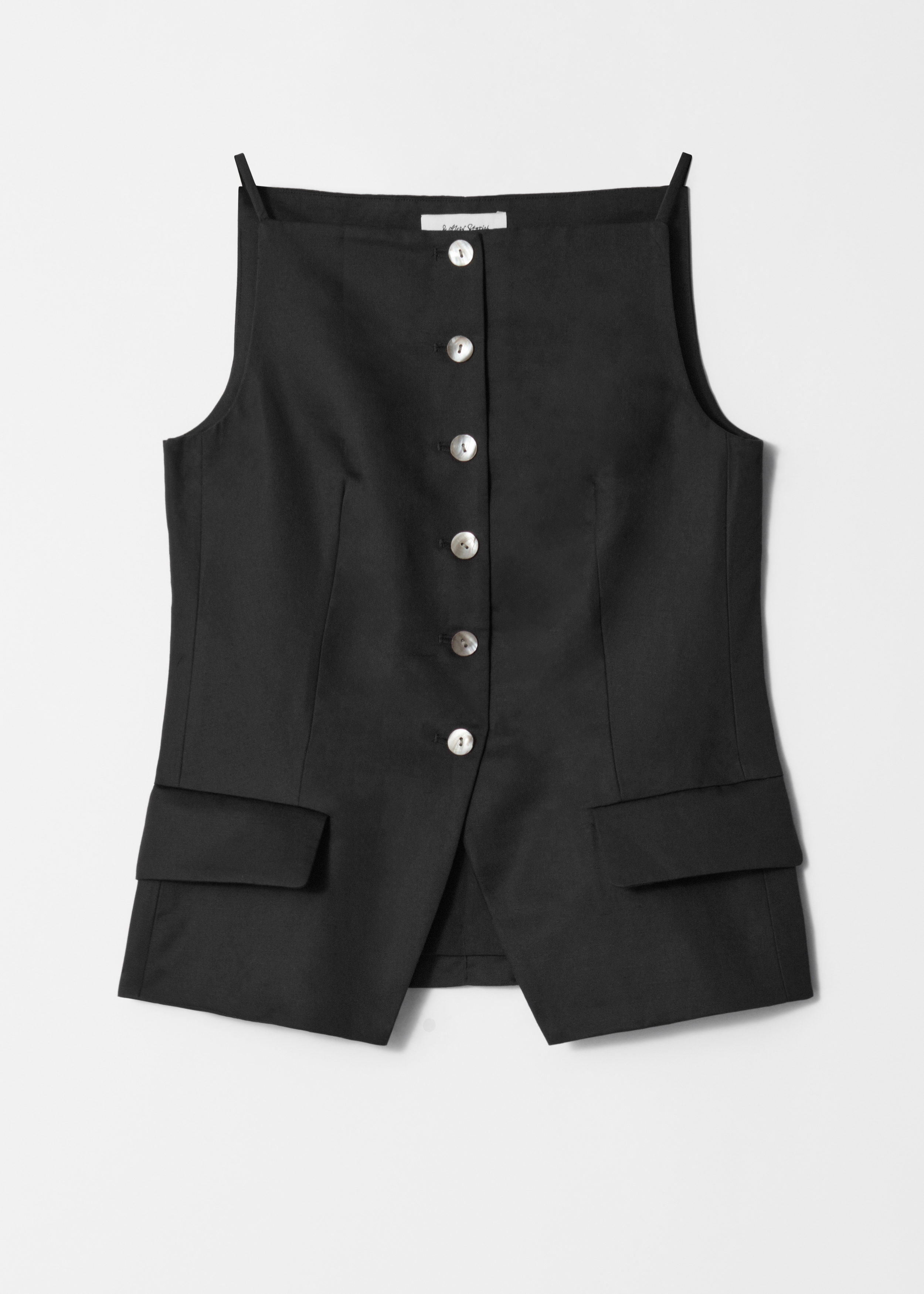 & Other Stories TAILORED VEST TOP